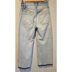 Hudson Holly High Rise Jeans Wide Leg Cropped Relaxed Hem Womens  Sz 25